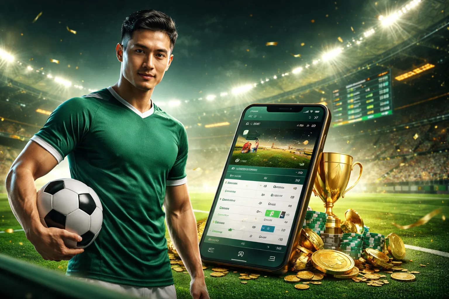 Hình nền 1xBet 2019 GA678 với các trò chơi cá cược sôi động